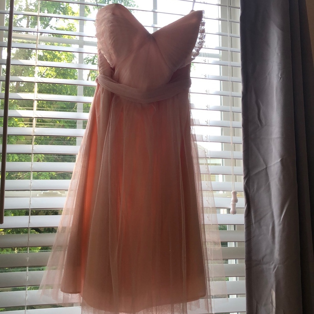 Jenny Yoo Annabelle Convertible Tulle Column Dress